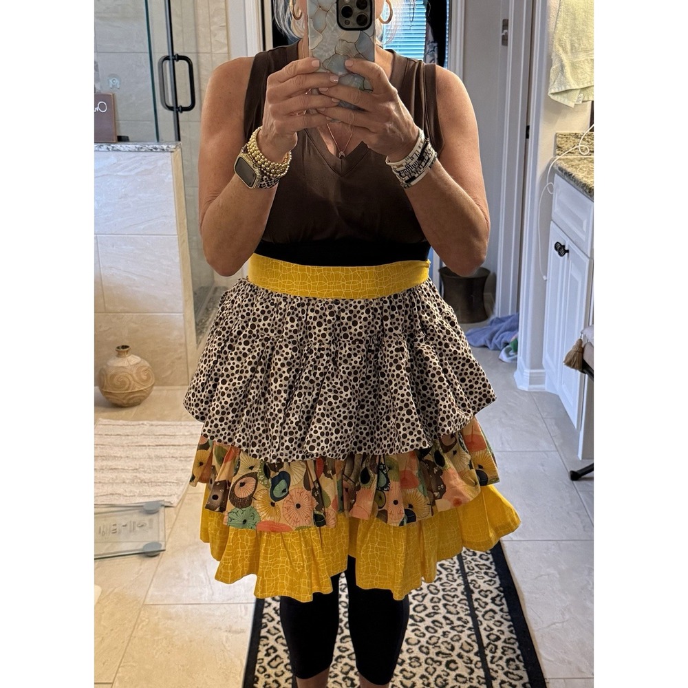 Handmade Waist Apron Beautiful‎ Gorgeous Colors Handmade Brand New 5453